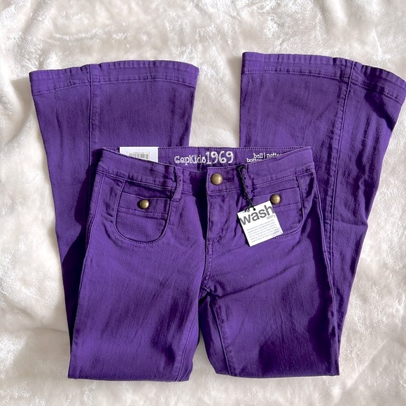 New Gap Bell Bottom Stretch Jeans Size 8 - Picture 1 of 4